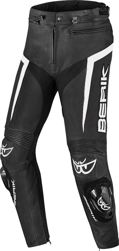 Berik Misle Motorcycle Leather Pants#color_black-white