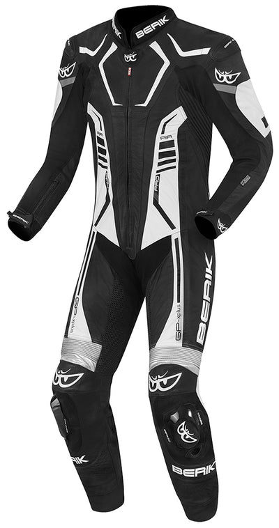 Berik Motegi Kangaroo One Piece Leather Suit#color_black-white-chrom