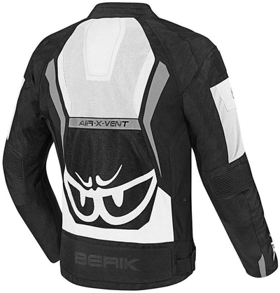 Berik Imola Air Motorcycle Textile Jacket#color_black-white