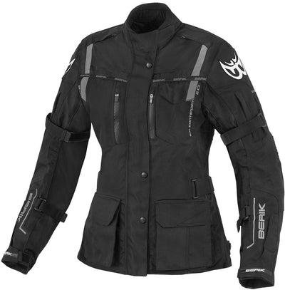 Berik Torino Waterproof Ladies Motorcycle Textile Jacket#color_black