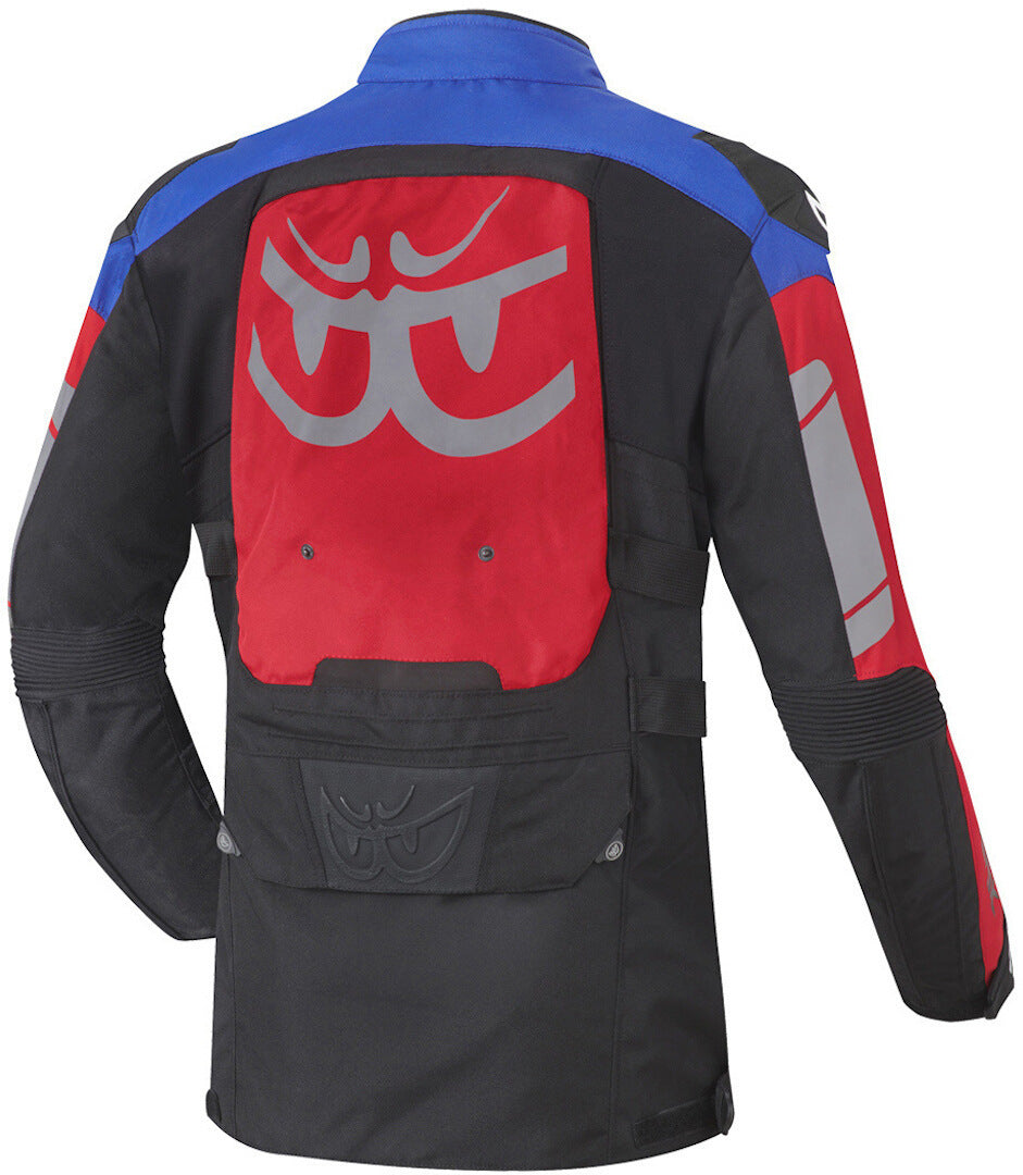 Berik Safari Pro Waterproof 3in1 Motorcycle Textile Jacket#color_black-red-blue