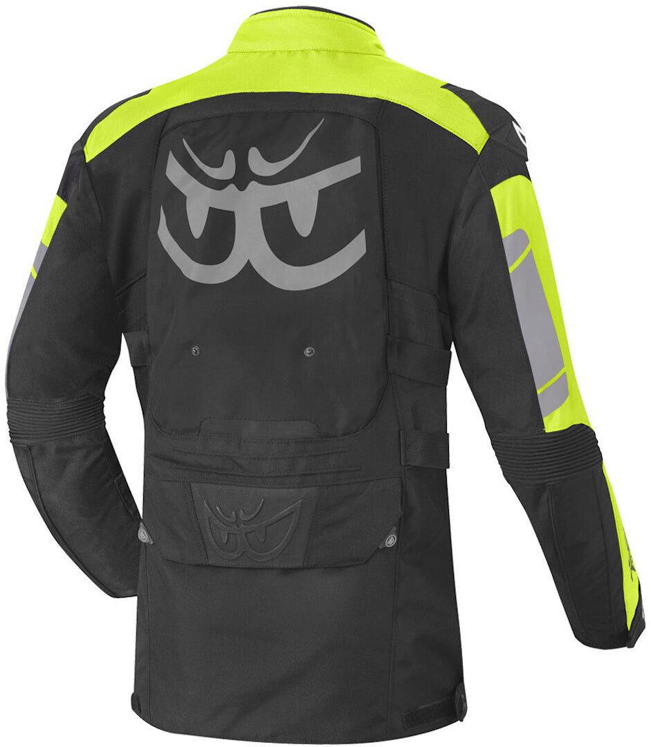 Berik Safari Pro Waterproof 3in1 Motorcycle Textile Jacket#color_black-yellow