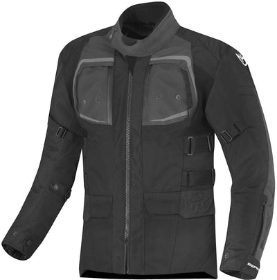 Berik Safari Pro Waterproof 3in1 Motorcycle Textile Jacket#color_black-grey