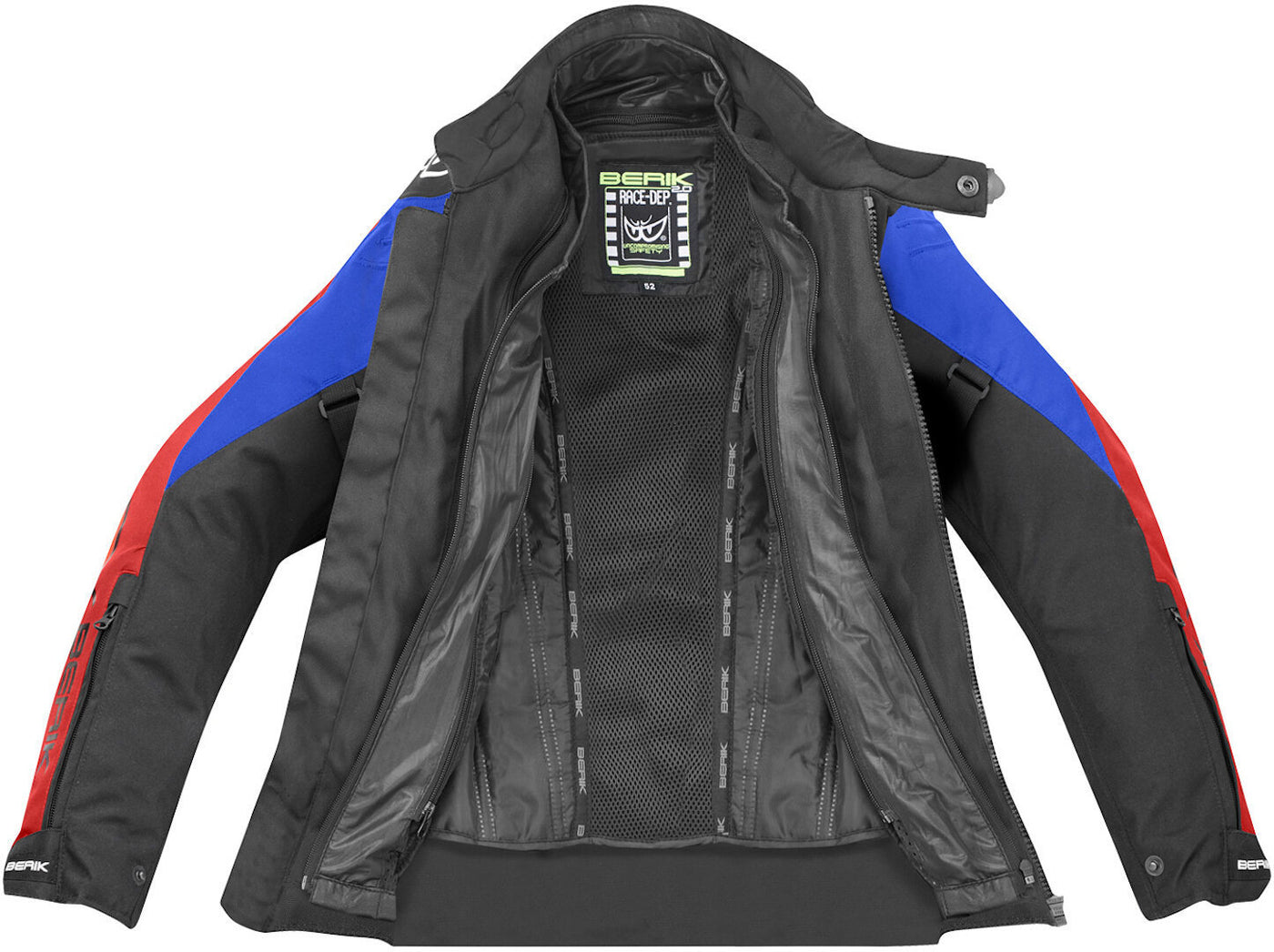 Berik Safari Pro Waterproof 3in1 Motorcycle Textile Jacket#color_black