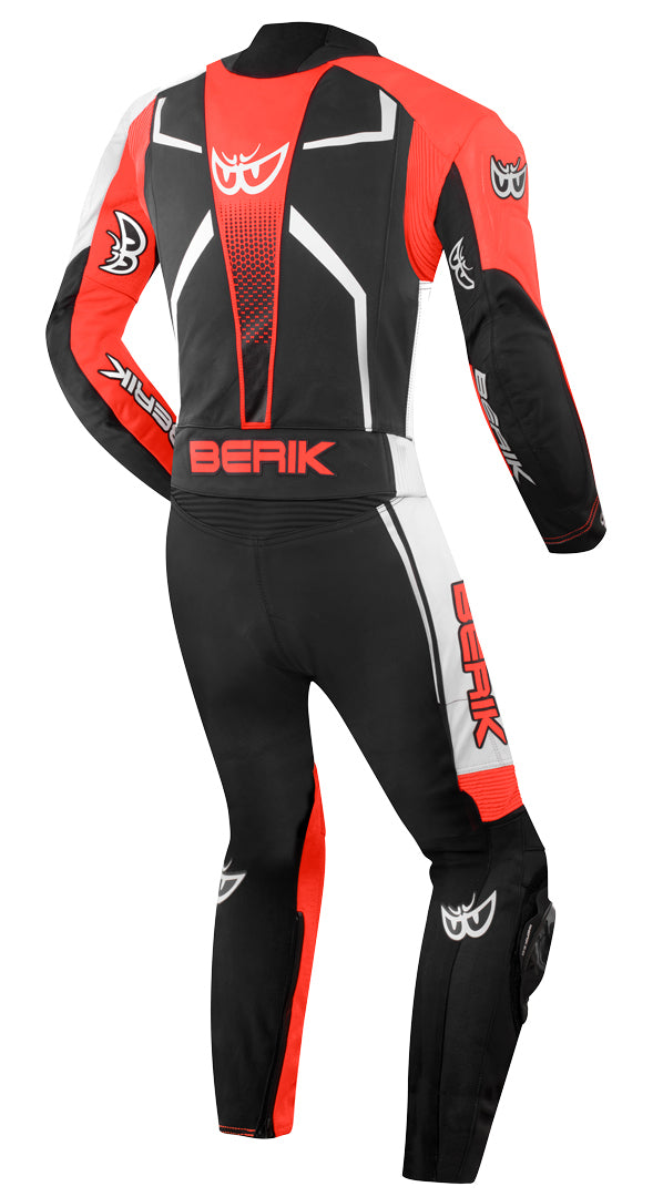 Berik XR-Ace Evo perforated 2-Piece Motorcycle Leather Suit#color_black-red-white