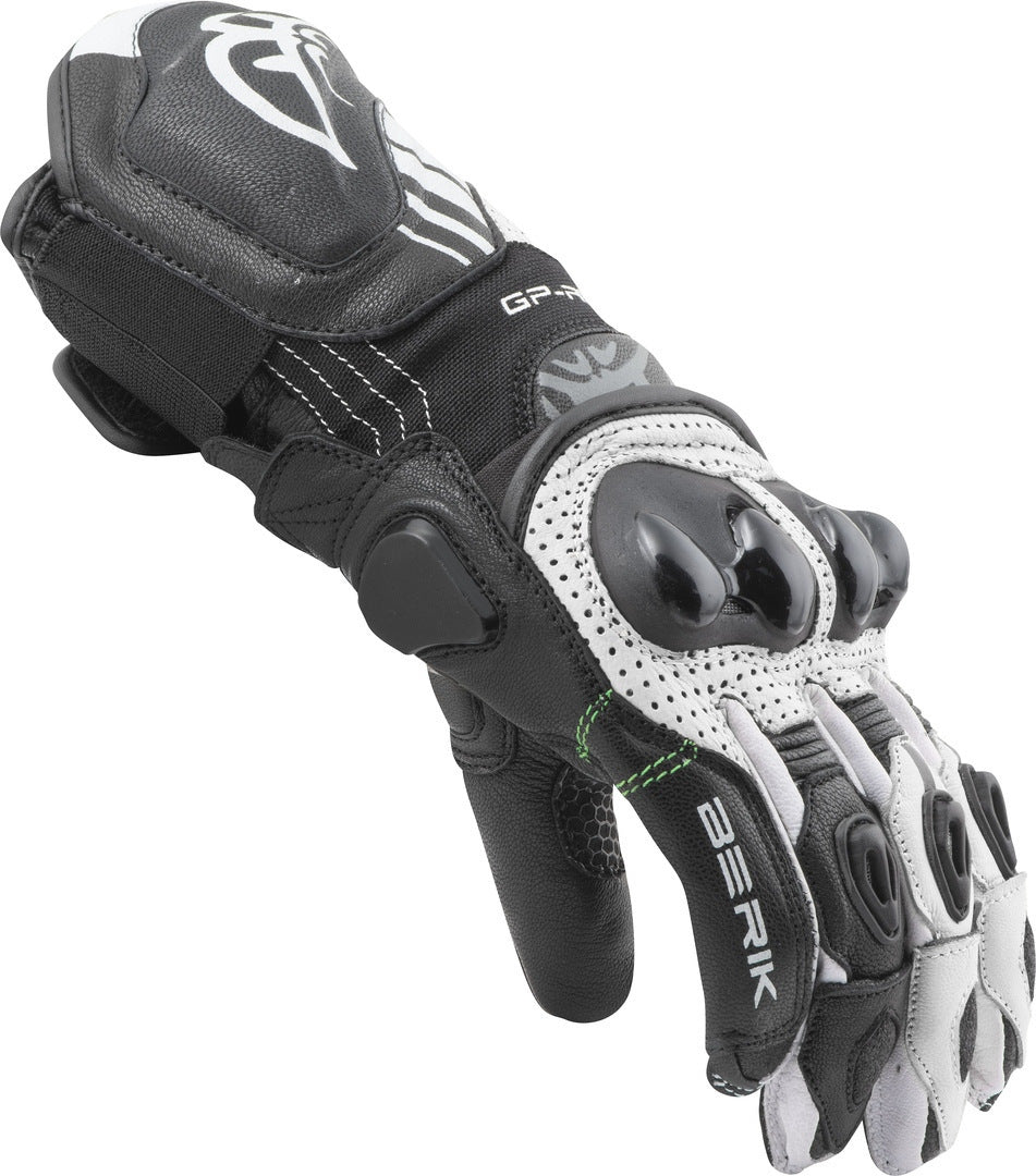 Berik Spa Evo Motorcycle Gloves#color_black-white