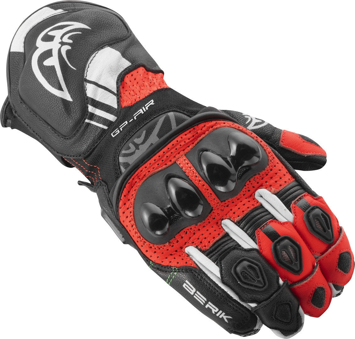 Berik Spa Evo Motorcycle Gloves#color_black-red