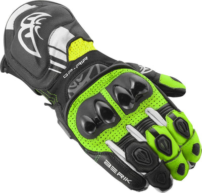 Berik Spa Evo Motorcycle Gloves#color_black-green