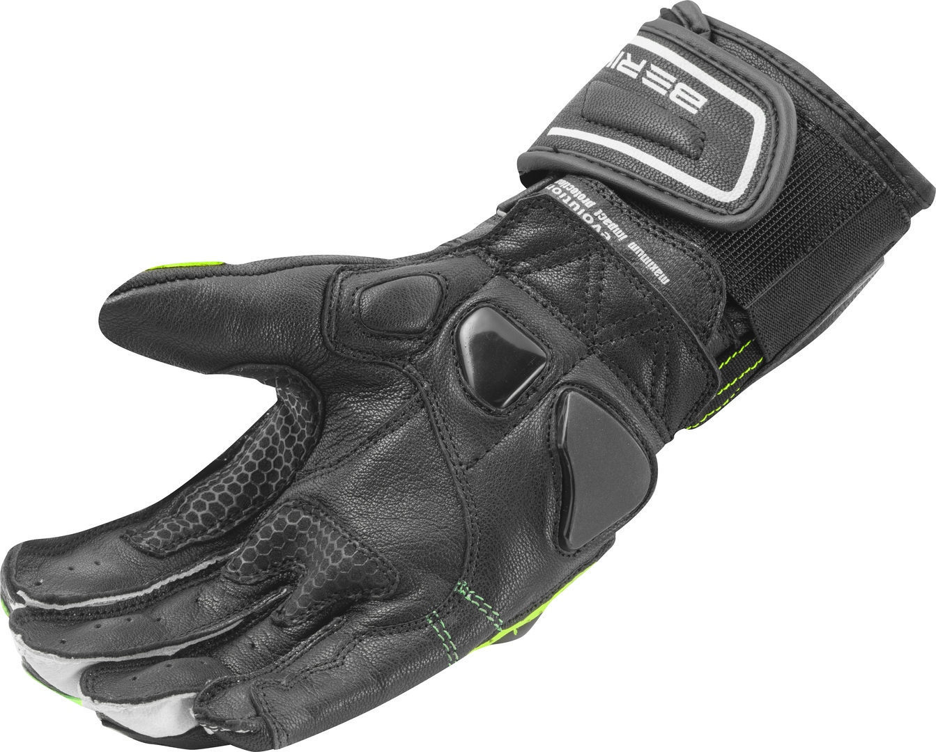 Berik Spa Evo Motorcycle Gloves#color_black-green